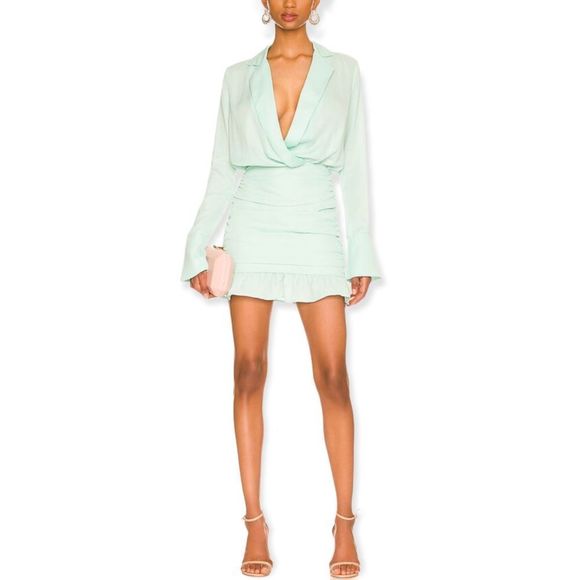 superdown Dresses & Skirts - superdown Danijela Mini Dress in Sage M